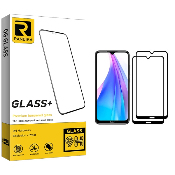محافظ صفحه نمایش راندیکا مدل GLD مناسب برای گوشی موبایل شیائومی Redmi Note 8T بسته دو عددی