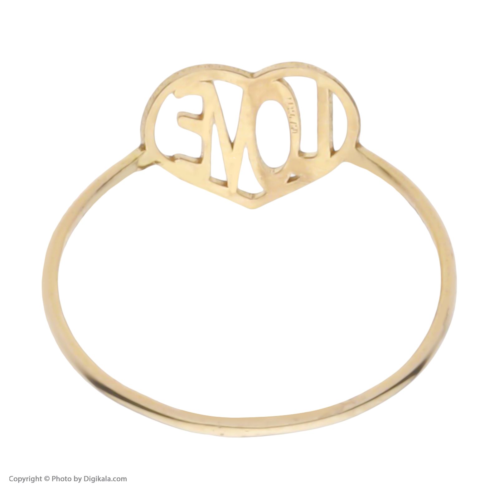 انگشتر طلا 18 عیار زنانه مایا ماهک مدل MR0891 سایز 55 -  - 4