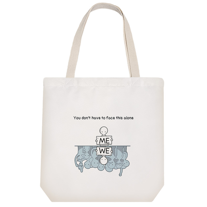 ساک خرید خندالو طرح جمله انگیزشی کد H284