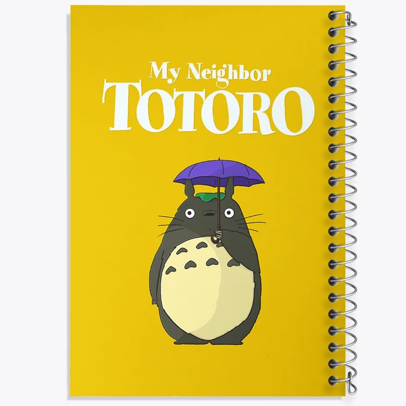 دفتر مشق 50 برگ خندالو طرح انیمه توتورو (Totoro) کد F560