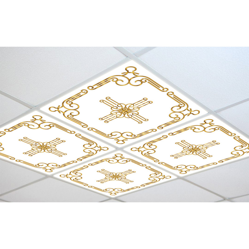 تایل سقفی آسمان مجازی مدل C-11978 سایز 60x60 سانتیمتر بسته 4 عددی
