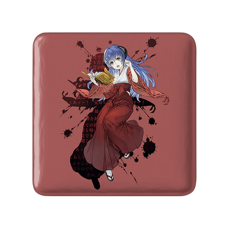 مگنت خندالو طرح هانیو انیمه هیگوراشی وقتی اشک می ریزد  مدل مربعی کد 18144