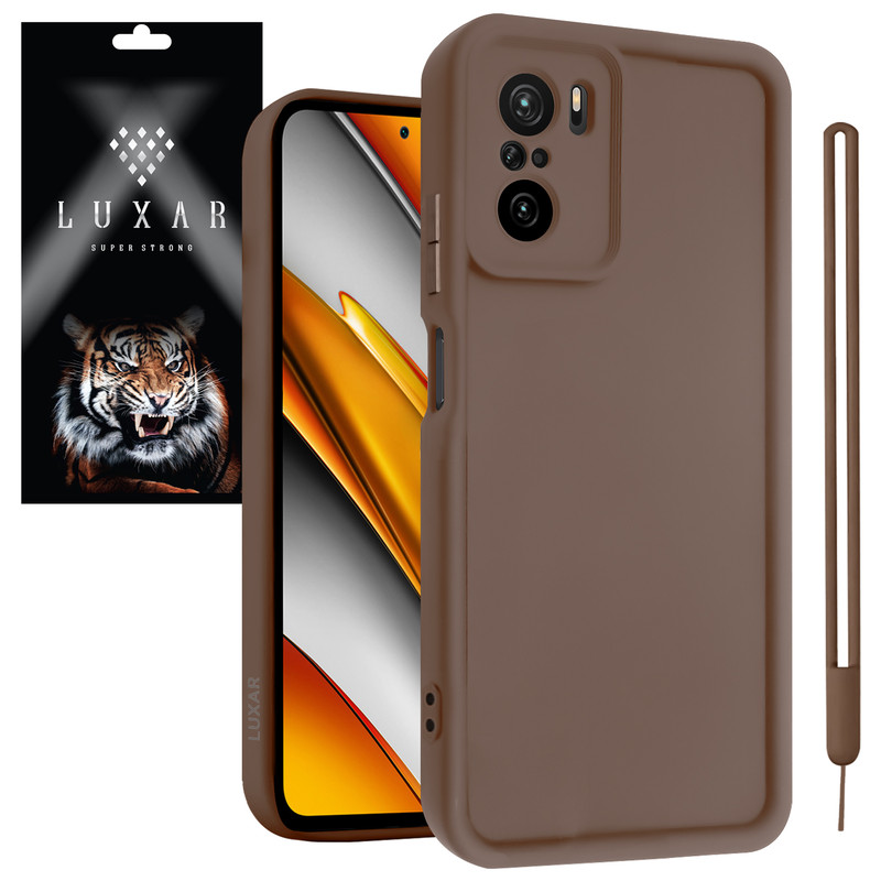 کاور لوکسار مدل k40mi -Puffer band به همراه بند آویز مناسب برای گوشی موبایل شیائومی K40 / K40 Pro / Poco F3 5G / Mi 11i / Mi 11X