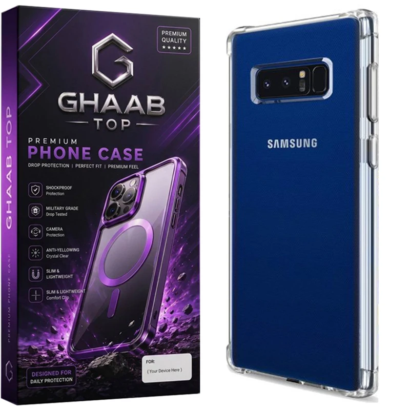 کاور قاب تاپ مدل ژله ای مناسب برای گوشی موبایل سامسونگ Galaxy Note 8