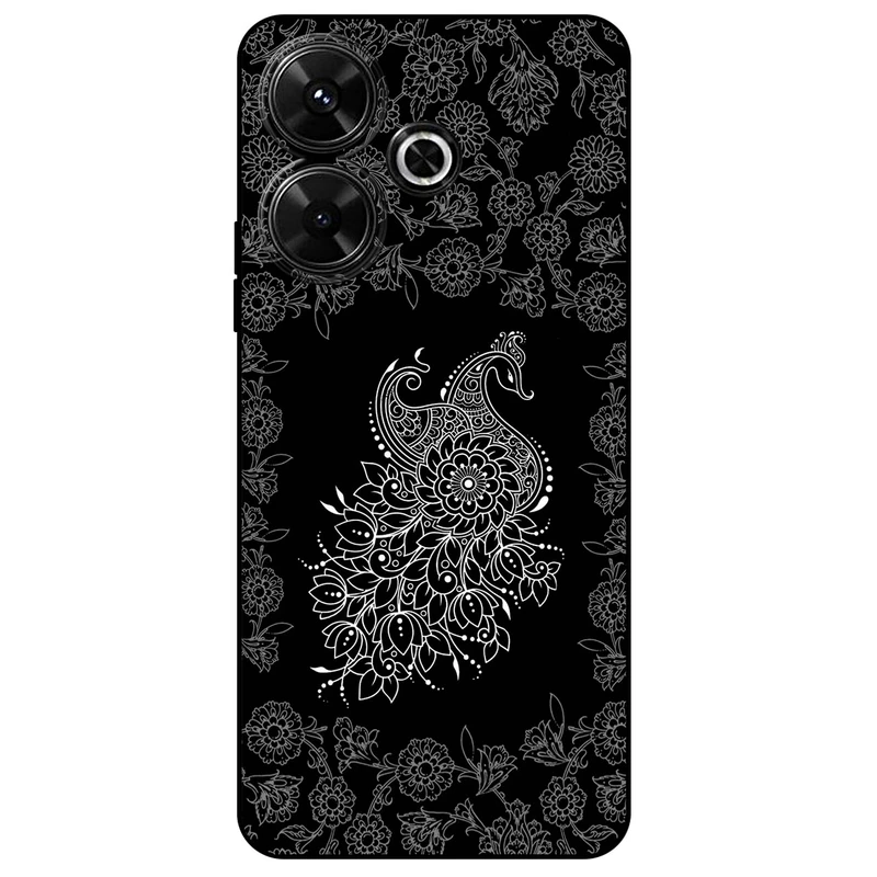 کاور مگافون طرح ققنوس مدل 7425 مناسب برای گوشی موبایل شیائومی Redmi 13 4G 