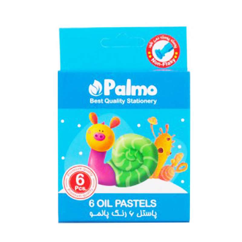 پاستل روغنی 6 رنگ پالمو کد L69 پاستل روغنی 6 رنگ پالمو کد L69