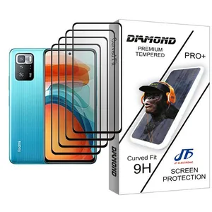 JF Diamond Glass MIX004 Screen Protector For Xiaomi Poco X3 GT Pack Of 4