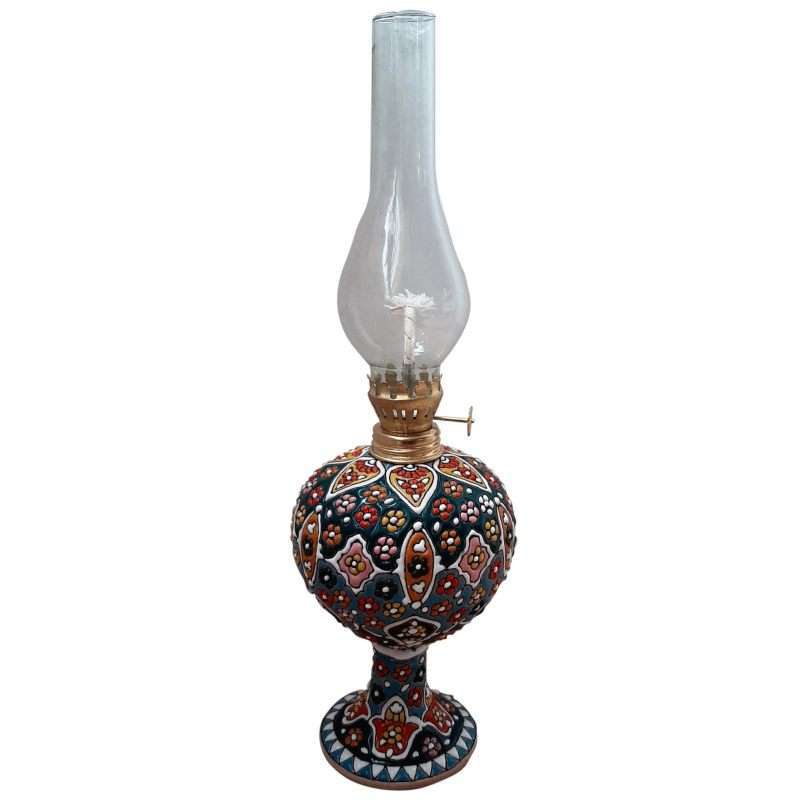 چراغ گردسوز میناکاری کد 02 مجموعه 2 عددی