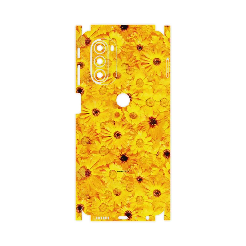 برچسب پوششی ماهوت مدل Yellow_Flower-FullSkin مناسب برای گوشی موبایل موتورولا Moto G51 5G