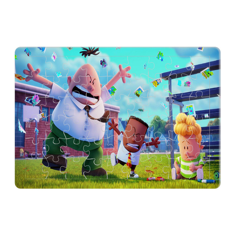 پازل 54 تکه طرح کاپيتان زير شلواري مدل P417