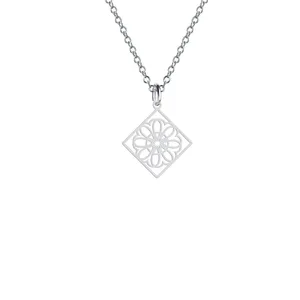 گردنبند نقره زنانه هایکا مدل اسلیمی کد n.ha2-726