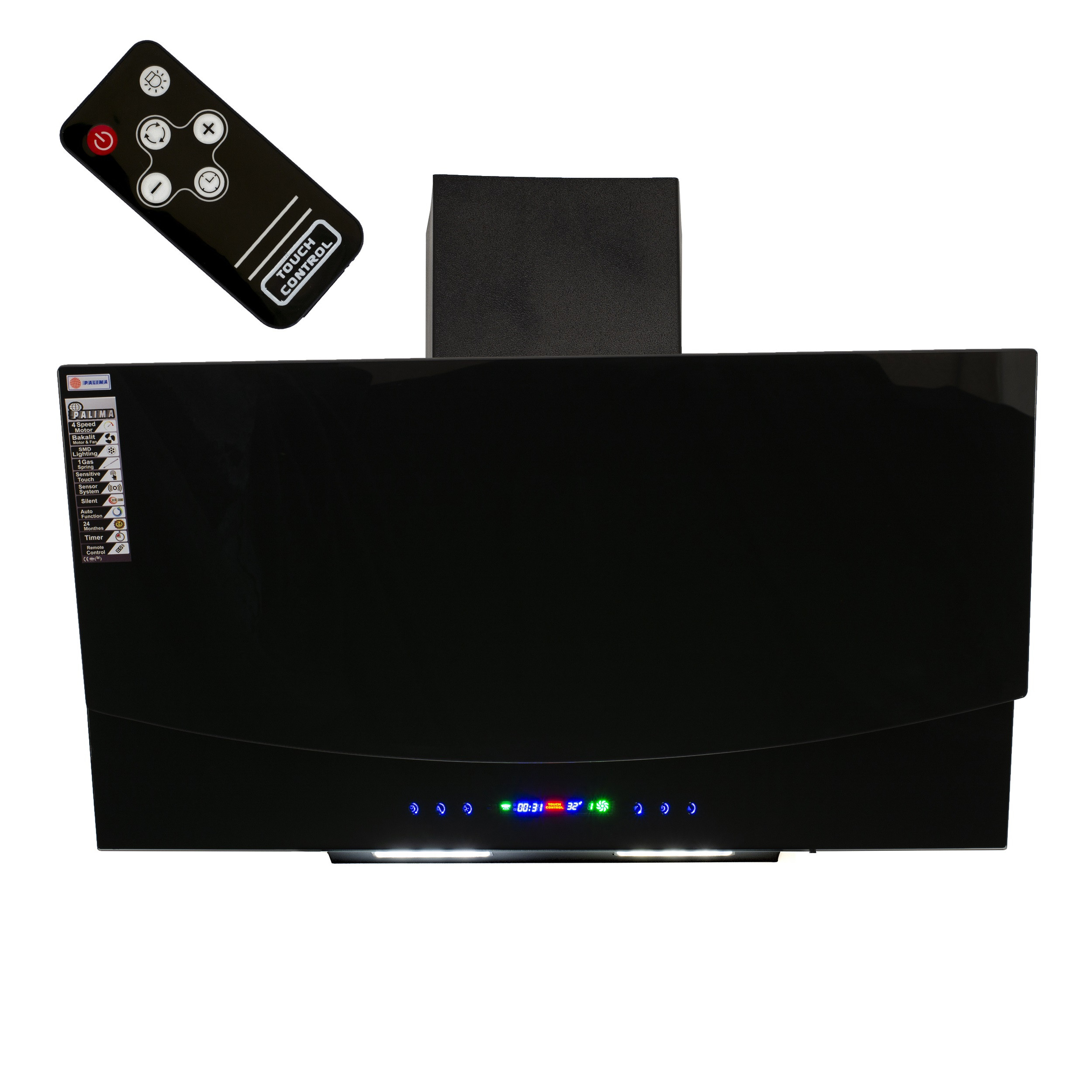 ست هود و اجاق گاز صفحهای پالیما مدل GH2 ست هود و اجاق گاز صفحهای پالیما مدل GH2