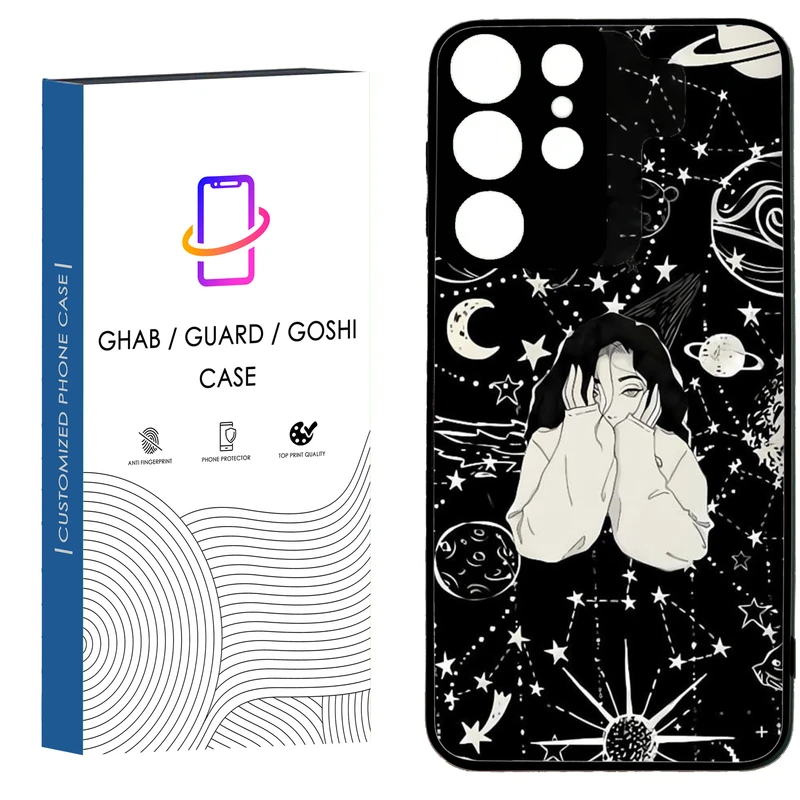 کاور قاب گارد گوشی طرح دخترانه کد 29 - TPU مناسب برای گوشی موبایل سامسونگ Galaxy S21 Ultra / S20 Ultra