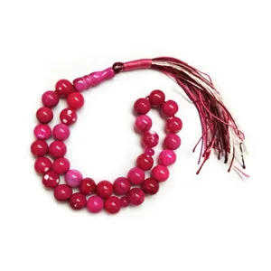 تسبیح سلین کالا مدل عقیق ماداگاسکار اصل 33 دانه 10 میل کد 14