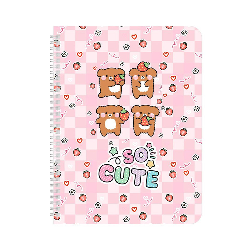 دفتر زبان 60 برگ پانداک مدل 4خط کد 001