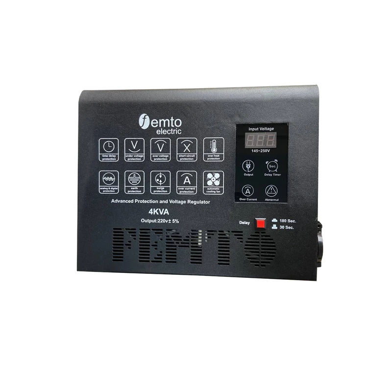 استابلایزر فمتو الکتریک مدل STAB-4000 ظرفیت 4000 ولت آمپر 