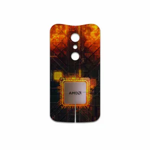 MAHOOT AMD Brand Cover Sticker for Motorola Moto G 2nd gen