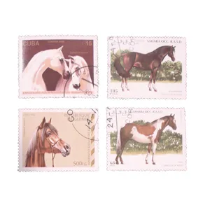 تمبر یادگاری مدل اسب کد DS1570 مجموعه 4 عددی