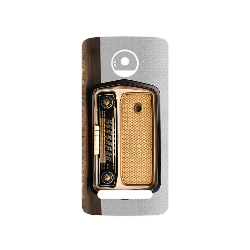 برچسب پوششی ماهوت مدل Radio Nostalgia مناسب برای گوشی موبایل موتورولا Moto Z2 Play