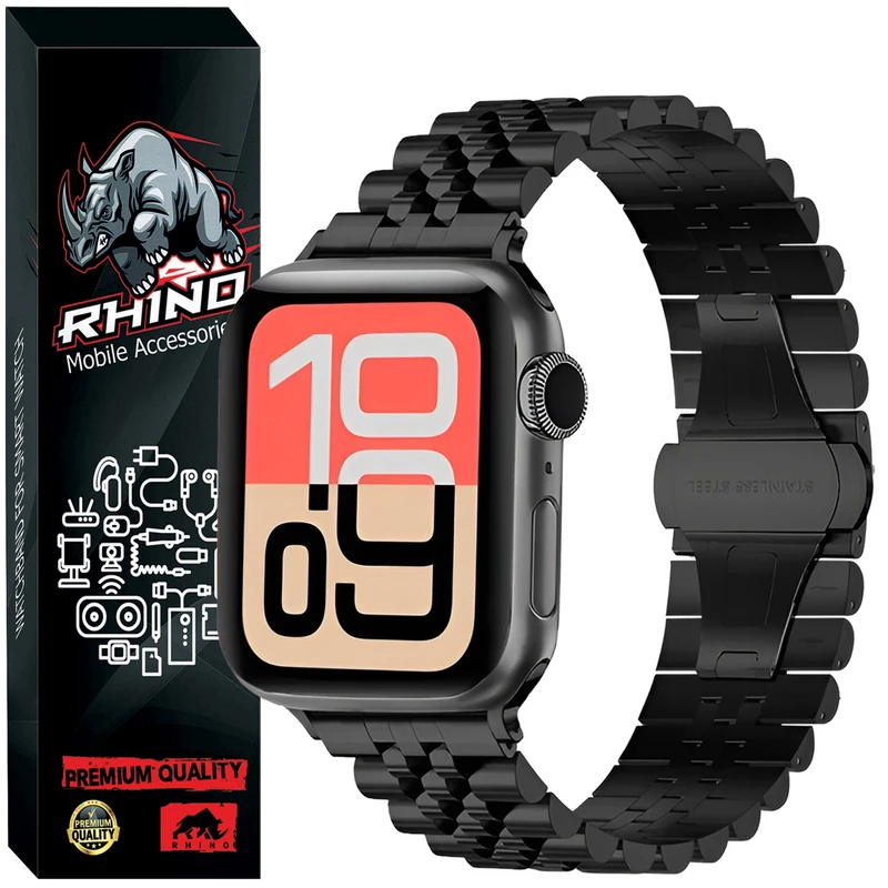 بند راینو مدل 5Bead مناسب برای اپل واچ 44 میلی متری سری SE 1 / SE 2 / SE 3