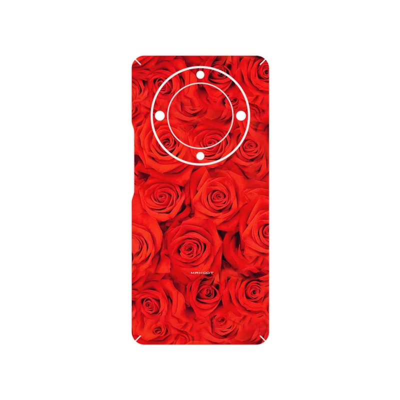 برچسب پوششی ماهوت مدل Red_Flower مناسب برای گوشی موبایل آنر X9a