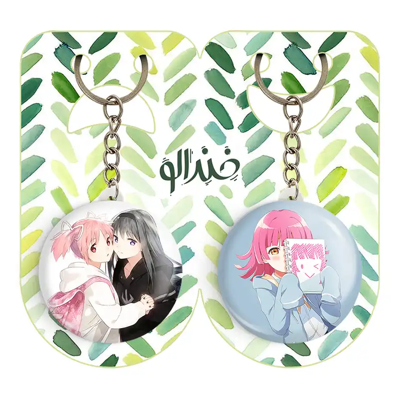 جاکلیدی خندالو مدل همورا و مدوکا انیمه مجیک مادوکا کد 1843018428 مجموعه 2 عددی