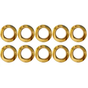 حلقه پرده مدل براق پانچ رینگ دار ABS بسته 10 عددی