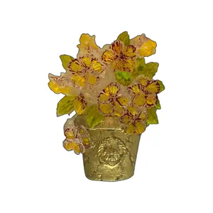   مگنت تزیینی طرح گل و گلدان مدل F06