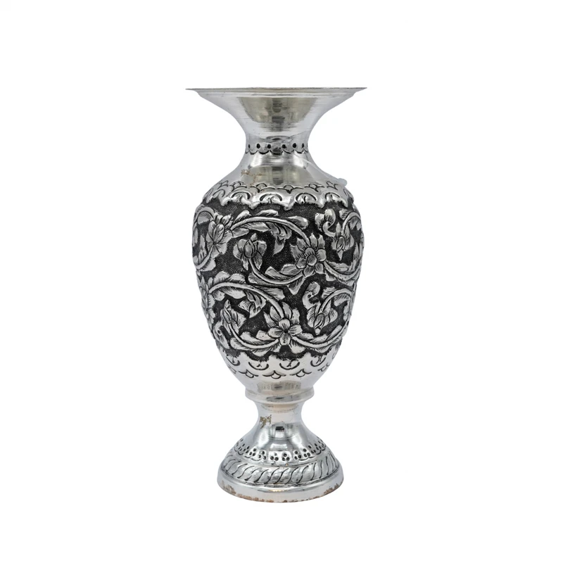 گلدان قلمزنی مسی مدل 130