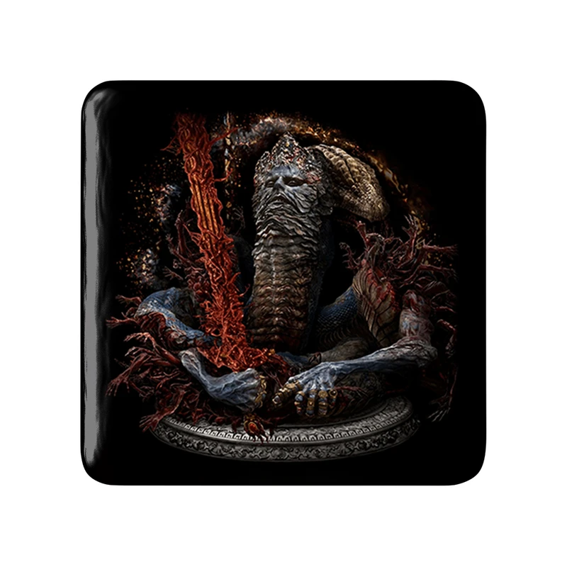 مگنت خندالو طرح بازی الدن رینگ Elden Ring مدل مربعی کد 30116