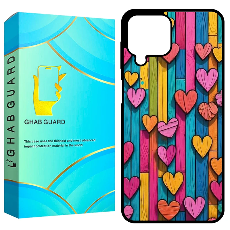کاور قاب گارد طرح قلب مدل GCHPA224 مناسب برای گوشی موبایل سامسونگ Galaxy A22 4G / M22 4G / M32 4G   