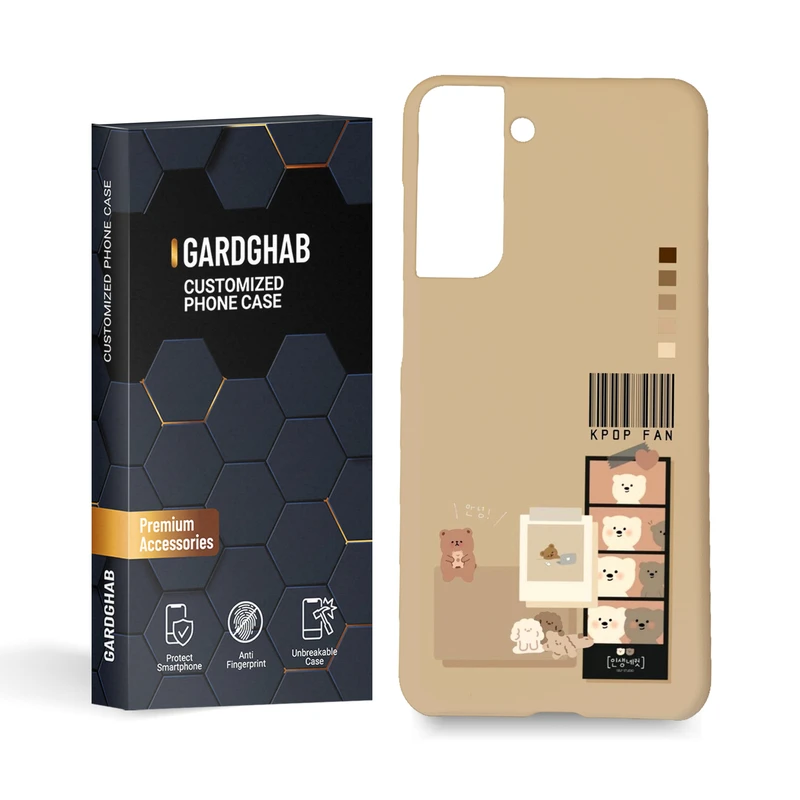   کاور گارد قاب مدل دخترانه مناسب برای گوشی موبایل سامسونگ galaxy s21 fe