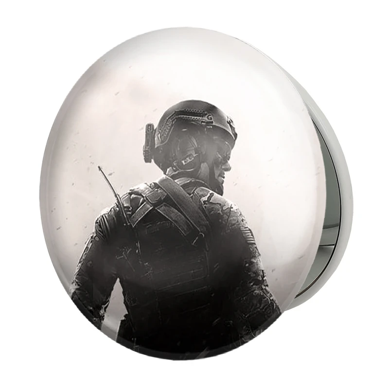 آینه جیبی خندالو طرح کاور مدرن ۳ ندای وظیفه مدل تاشو کد 30803