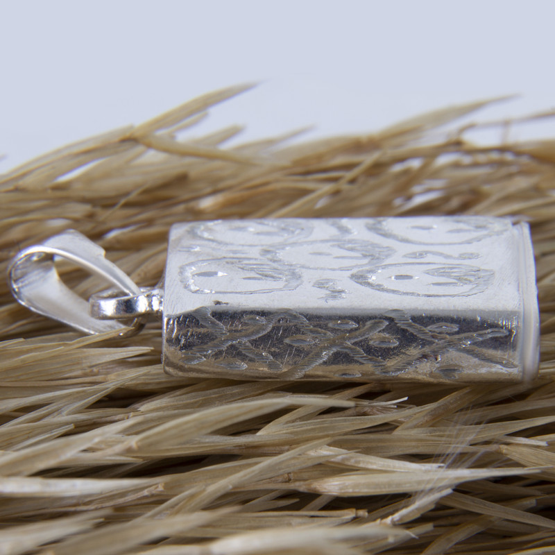 آویز گردنبند نقره بازرگانی میلادی مدل کیفی کد PKD_021