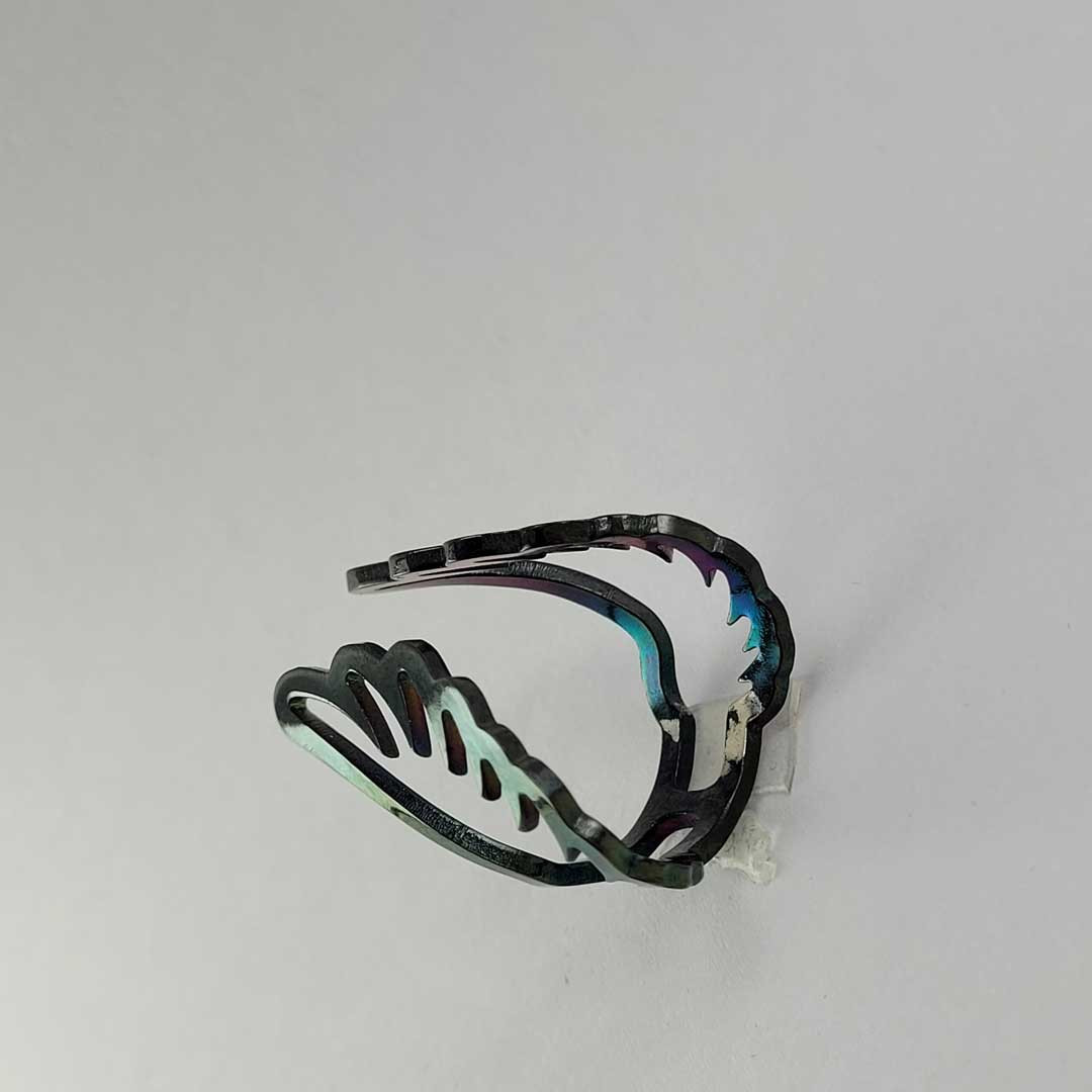 انگشتر زنانه مدل بال فرشته مشکی انگشتر زنانه مدل بال فرشته مشکی