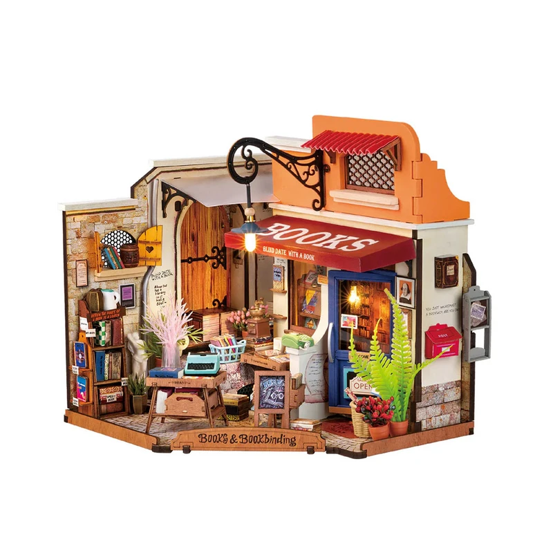 ساختنی 108 تکه رولایف مدل کتاب‌ فروشی کنار کوچه کد DG164