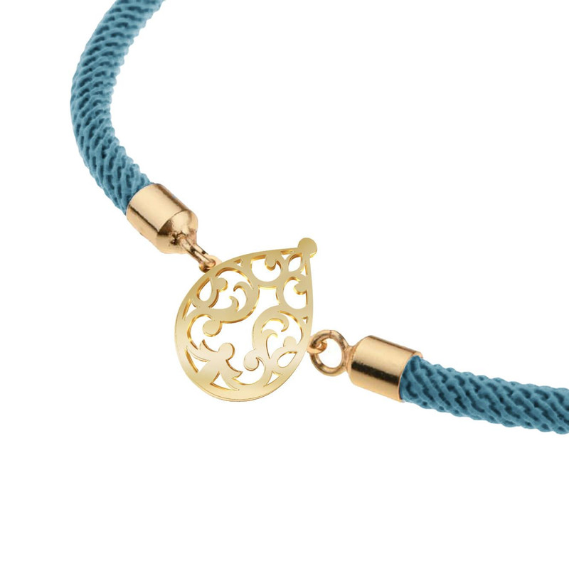 دستبند طلا 18 عیار زنانه مدوپد مدل اسلیمی کد D25-10652 دستبند طلا 18 عیار زنانه مدوپد مدل اسلیمی کد D25-10652