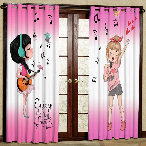 پرده مدل پانچی کد 5579 سایز 280x140 سانتی متر