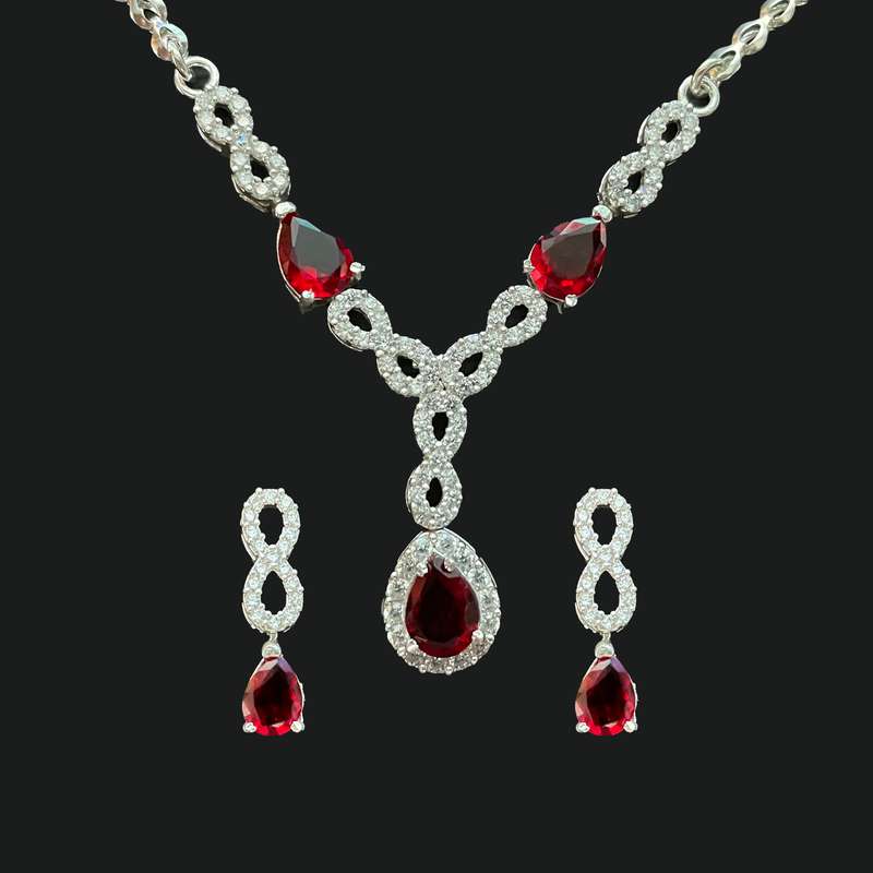 نیم ست نقره زنانه مدل 30720