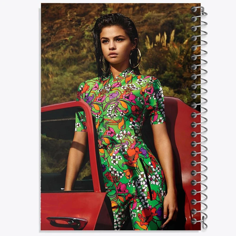 دفتر مشق 100 برگ خندالو طرح سلنا گومز Selena Gomez کد 19212