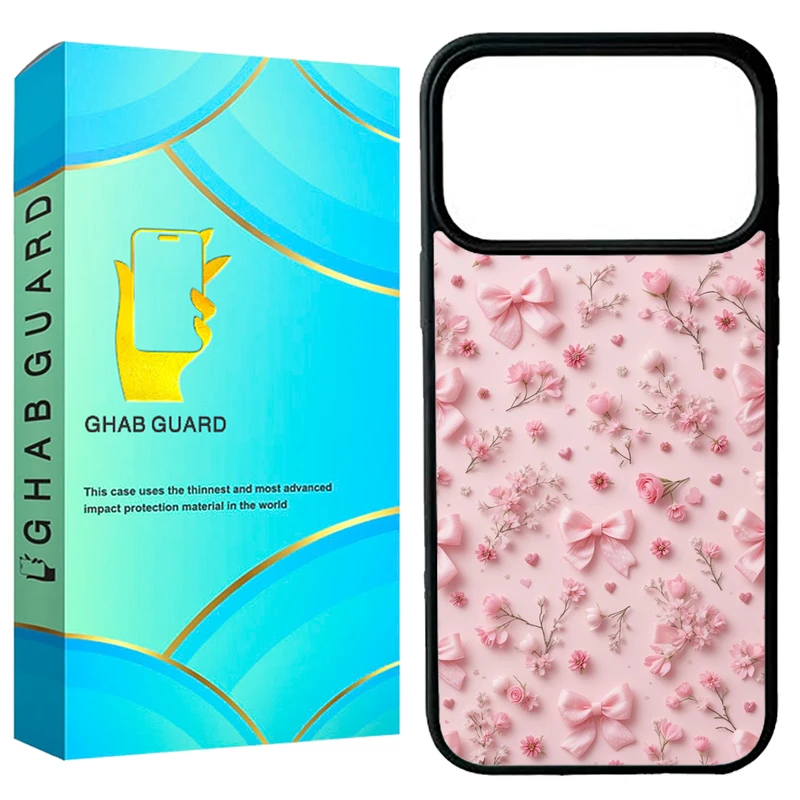 کاور قاب گارد طرح گل و پاپیون مدل G17P مناسب برای گوشی موبایل اپل iPhone 17 Pro