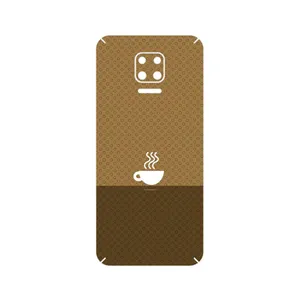 MAHOOT Minimal Cup of Coffee Icon Cover Sticker for Xiaomi Redmi Note 9S