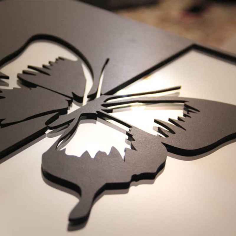 تابلو آینه مدل پروانه