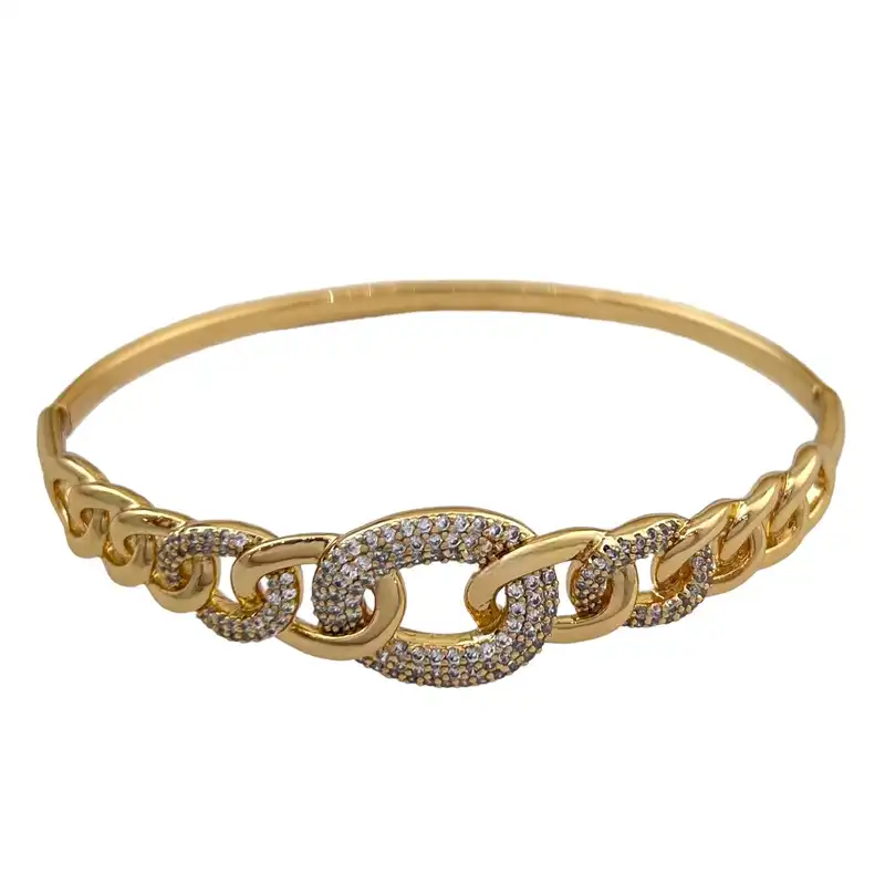 دستبند النگویی زنانه ژوپینگ مدل کارتی کد B4595