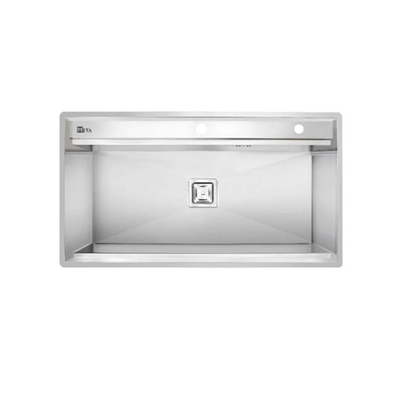 سینک ظرفشویی استیل توکار یک لگنه متا فرنیچر ژیگس  مدل ML90S