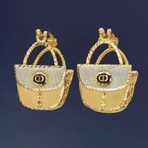 گوشواره طلا 18 عیار زنانه گالری یارطلا  مدل کیفی کد AGKF04