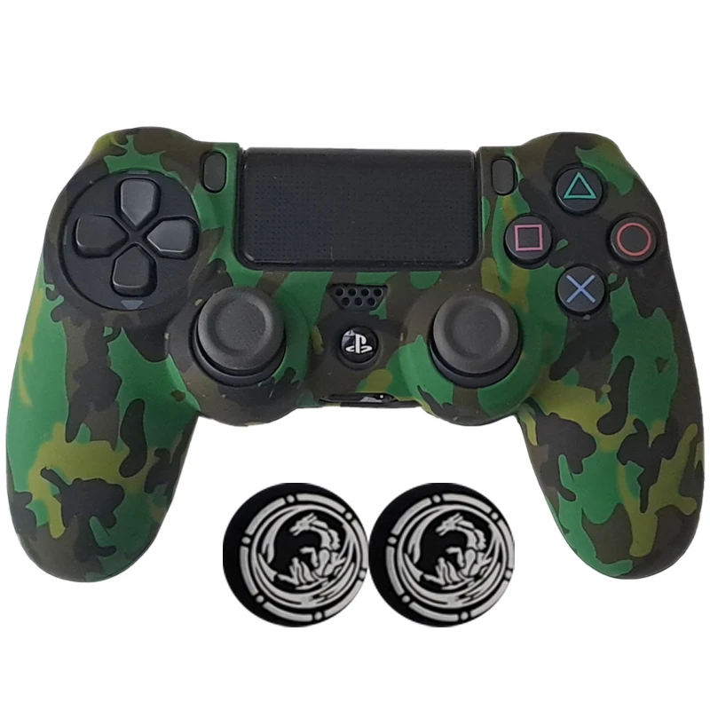 محافظ دسته پلی استیشن ۴ مدل ARMY PS4-423 به همراه روکش آنالوگ