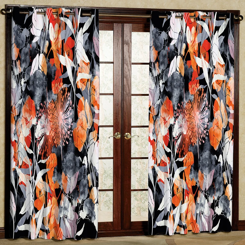 پرده مدل مخمل پانچی کد 2031T2 سایز 200x140 سانتی متر