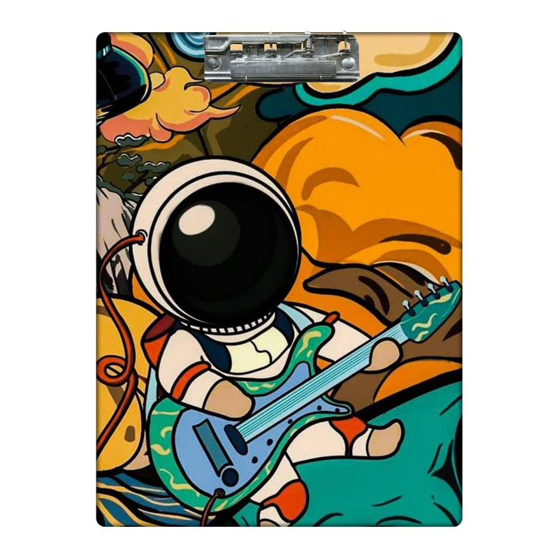 تخته شاسی طرح فضانورد گیتاریست کد 4180524 سایز A4