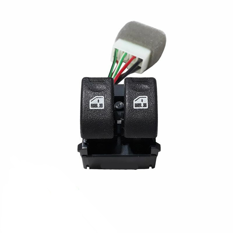 کلید 2 پل شیشه بالابر راننده خودرو چیکال مدل P-281 مناسب برای تیبا